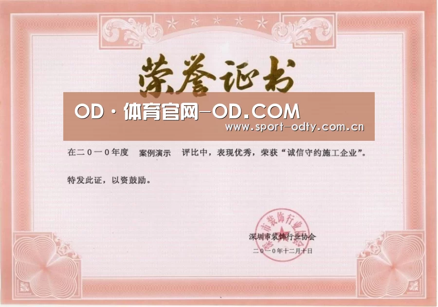 荣誉证书二(图1)